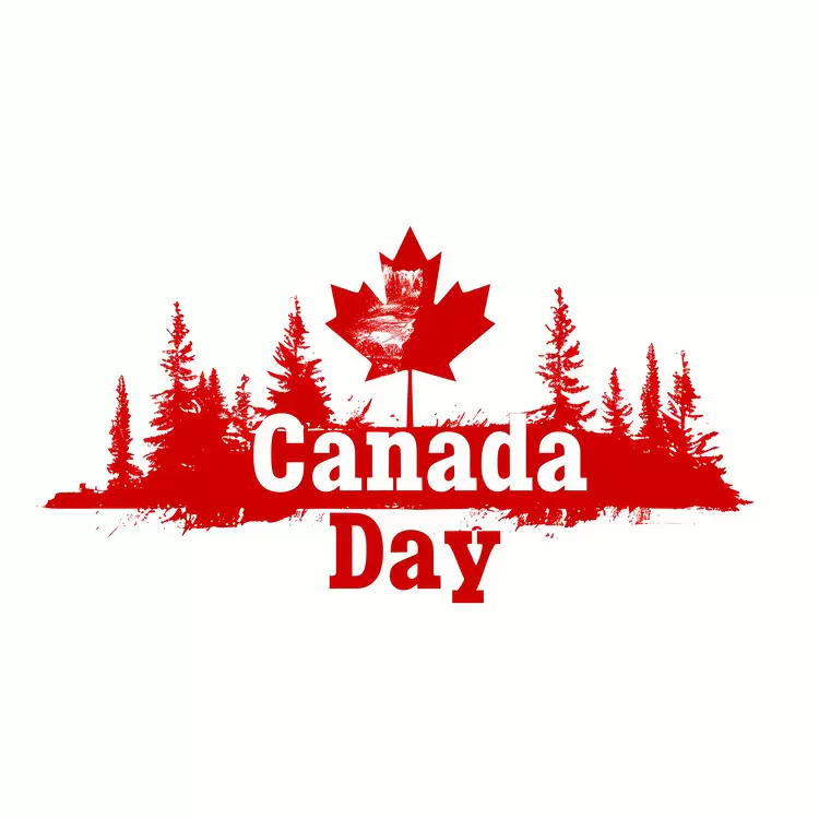 red and white nature holiday mountains canadian flag