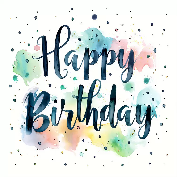 happy birthday birthday gifts watercolor birthday card birthday celebration birthday decorations