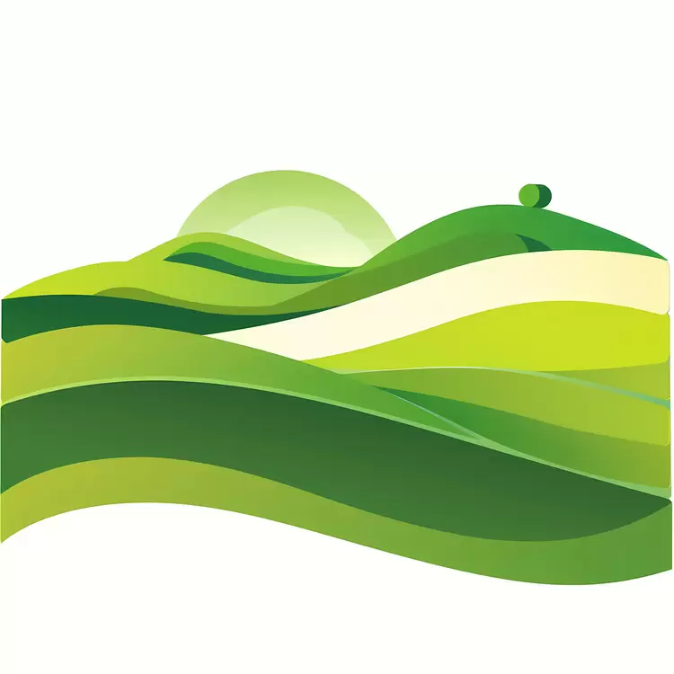 nature scene green mountains green fields peaceful countryside natural beauty