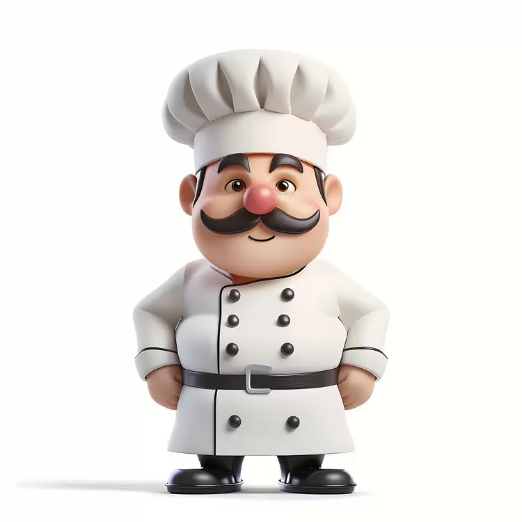 figure 3D professional emoji white
