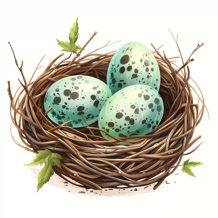 blue nesting leaves nests natural