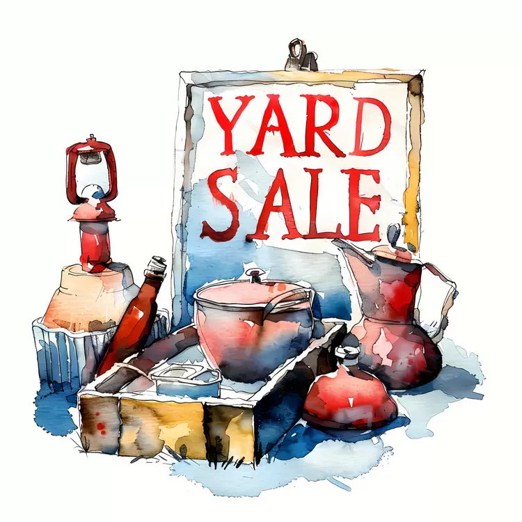 flea market auction retro rummage sale vintage