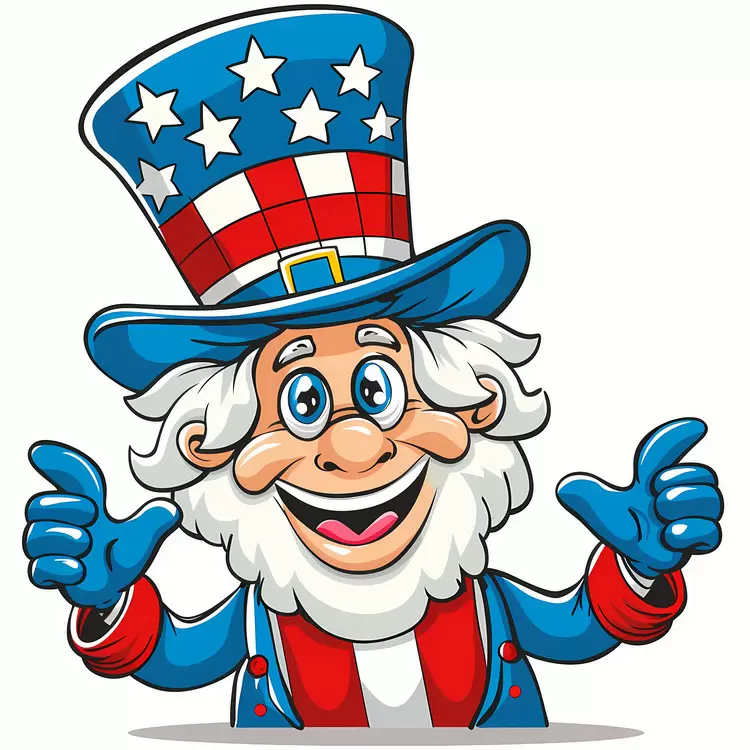 4th Of July Uncle Sam mascot character imagine prompts 65 Uncle Sam illustration character