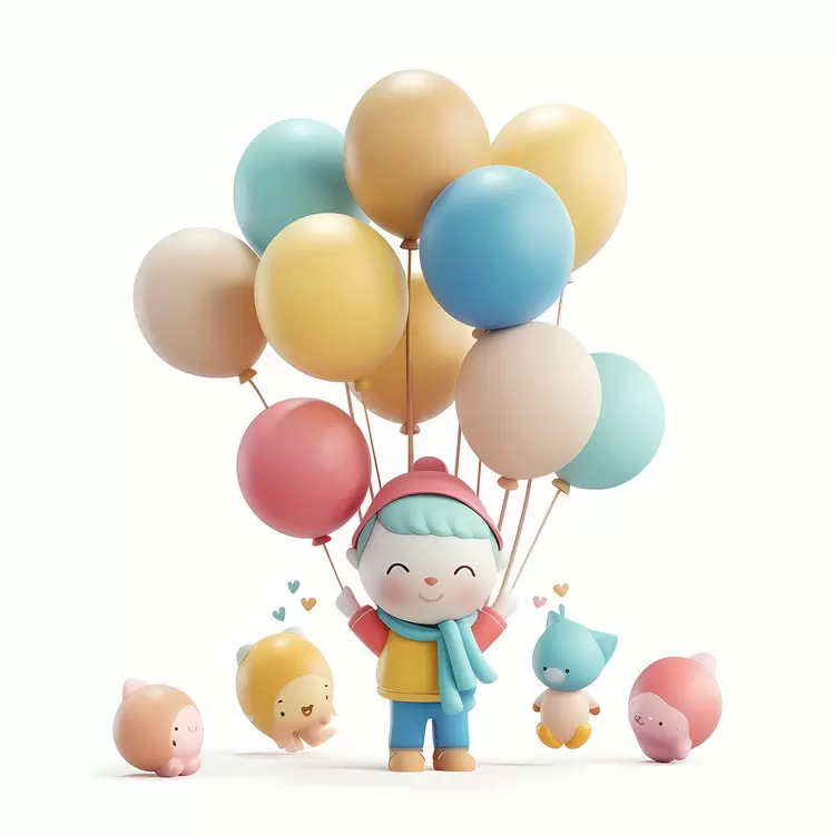 balloons joy funny emotions Childrens Day