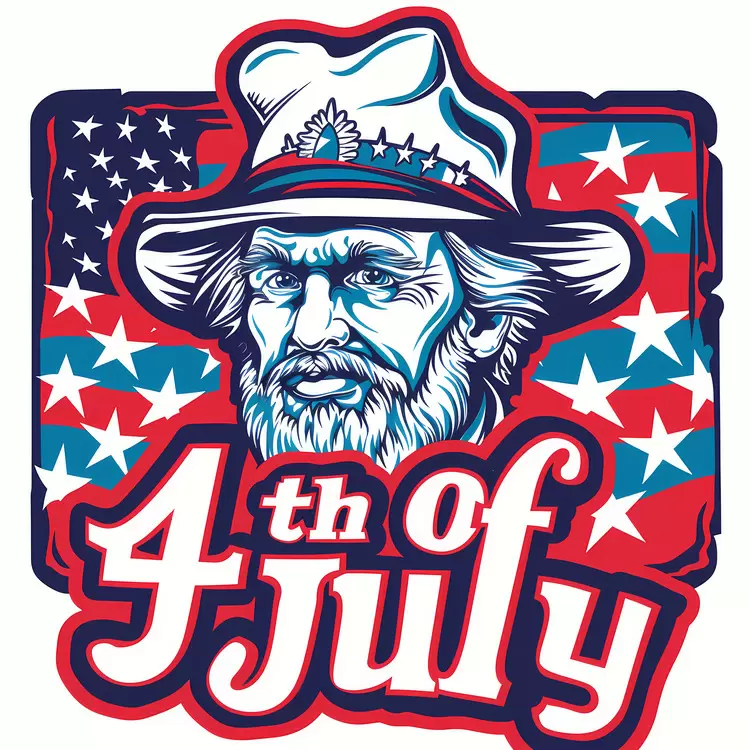 4th of july Patriotic holiday American flag Americana design Red