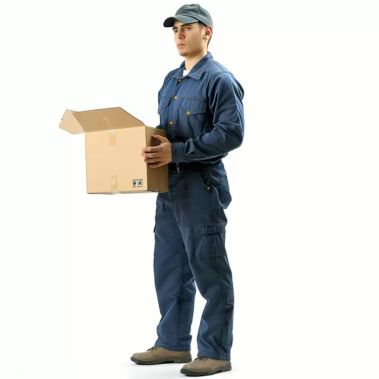 package box delivery man Postal Worker human