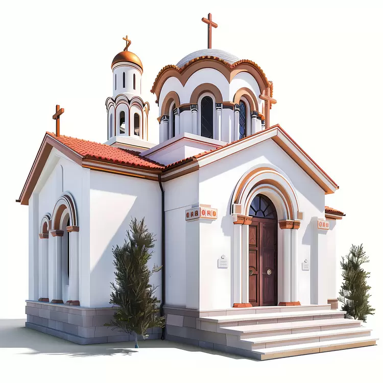 religious building historical Greek orthodox chapel artwork church