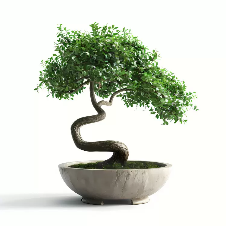 bonsai plant 4.Leafy 7.Foliage 6.Grassy pot tree