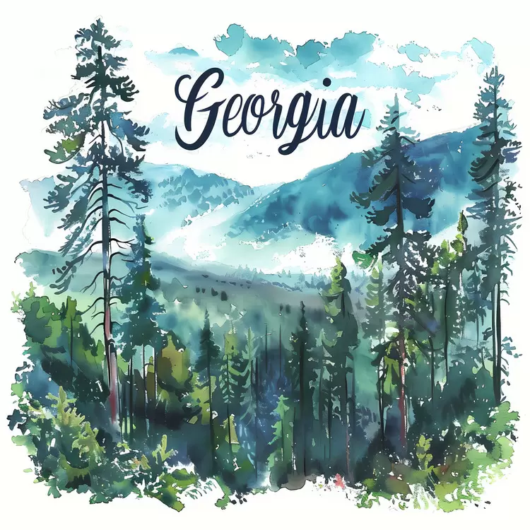 nature art landscape mountains flora