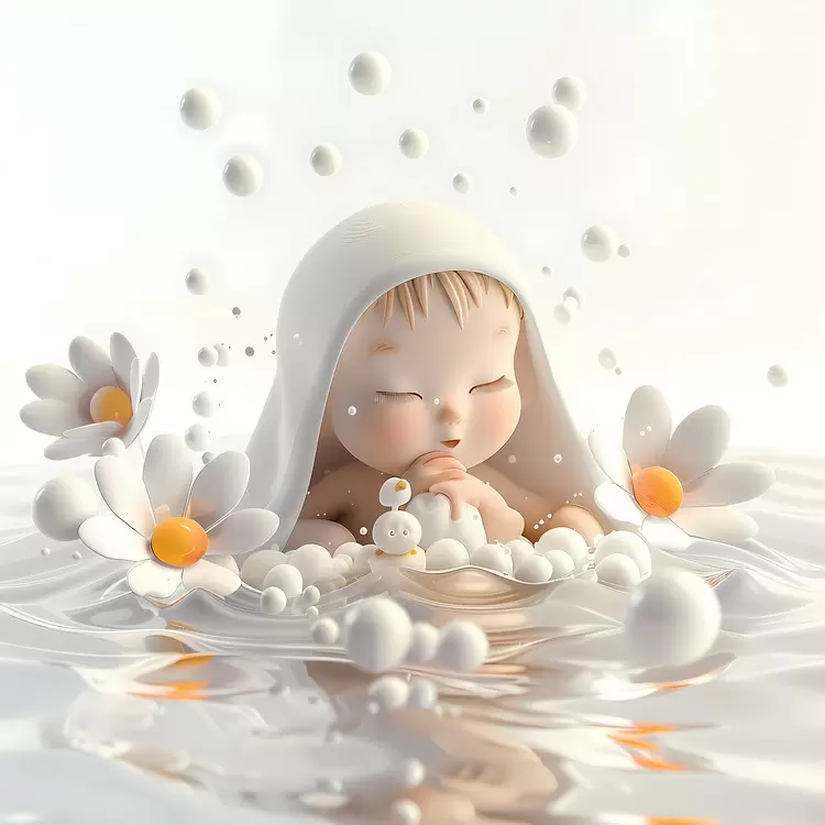 liquid glow cloud crystal baby