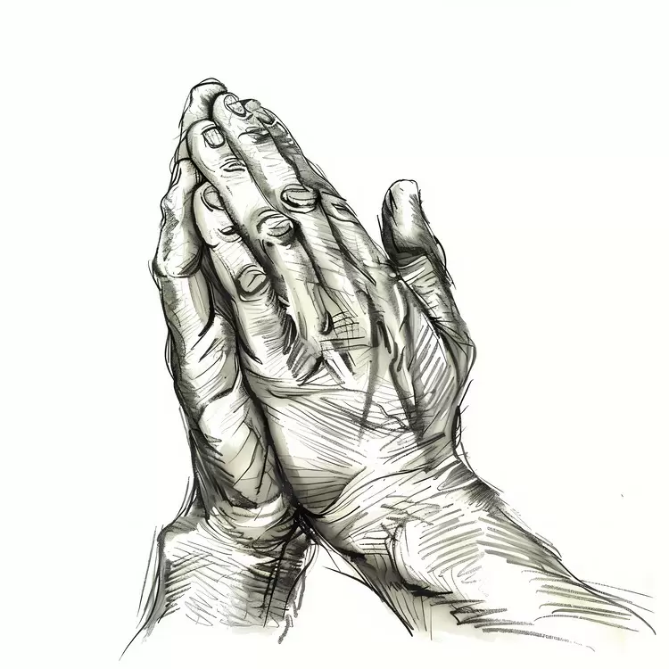 spiritual act wrists crossed palms pressed together touching fingers 10