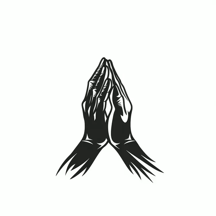 peace symbol hand gesture praying hands religious iconography