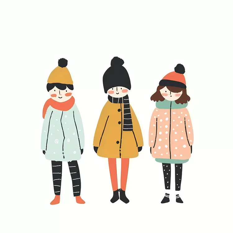 socks sweater gloves coat boots