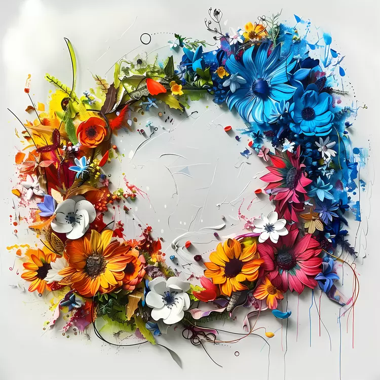 Wreath Creative Elegant Decor Blooming