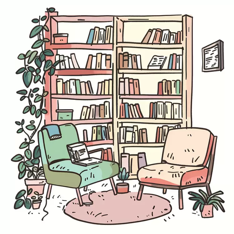 book lover study room library furniture book shelves