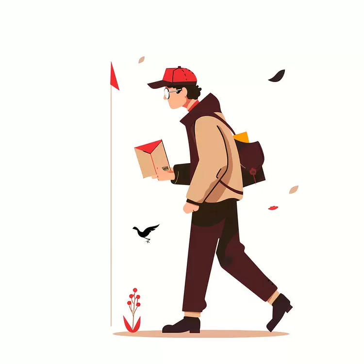 moving baseball cap letter delivery Postal Worker casual