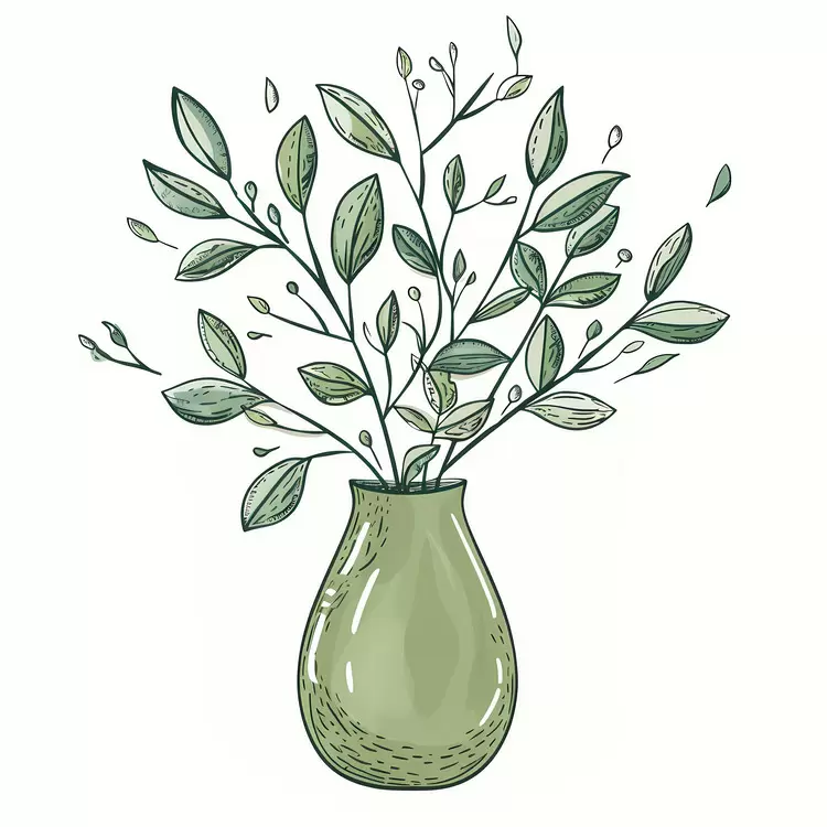 Vine Nature Fresh green leaves Garden Green Vase