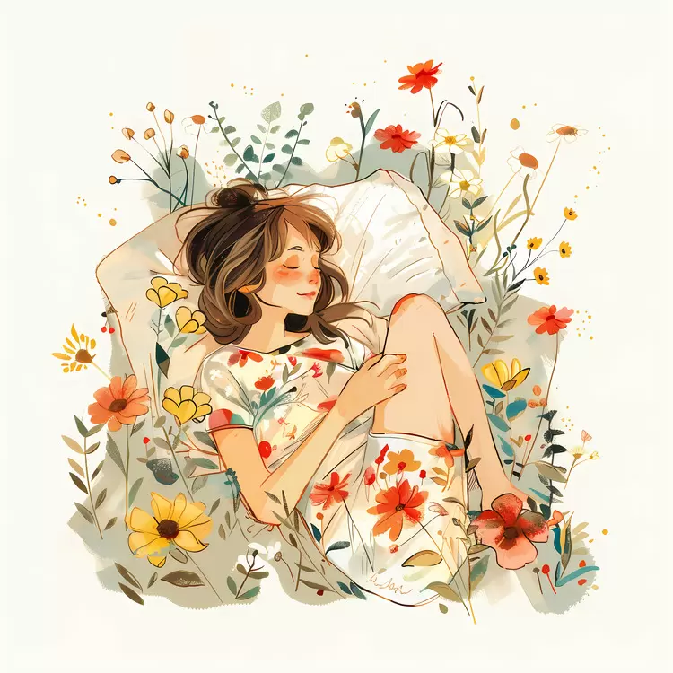 ethereal watercolor wildflowers delicate romantic
