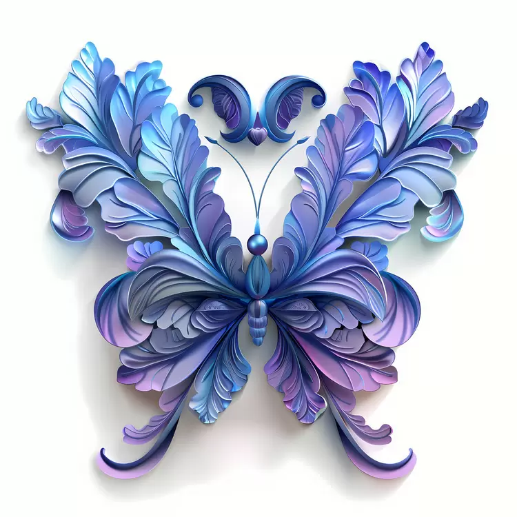 3D Stylized Whimsical Butterfly
