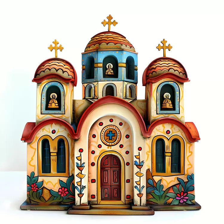 Church Handmade Religious Wooden Painting