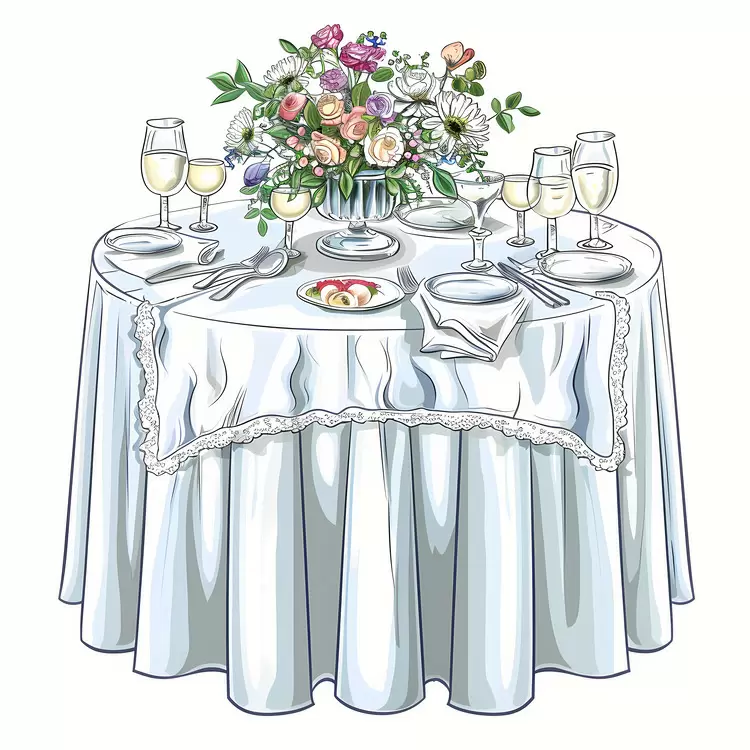 wedding invitation napkins flowers in vase candle holders centerpiece