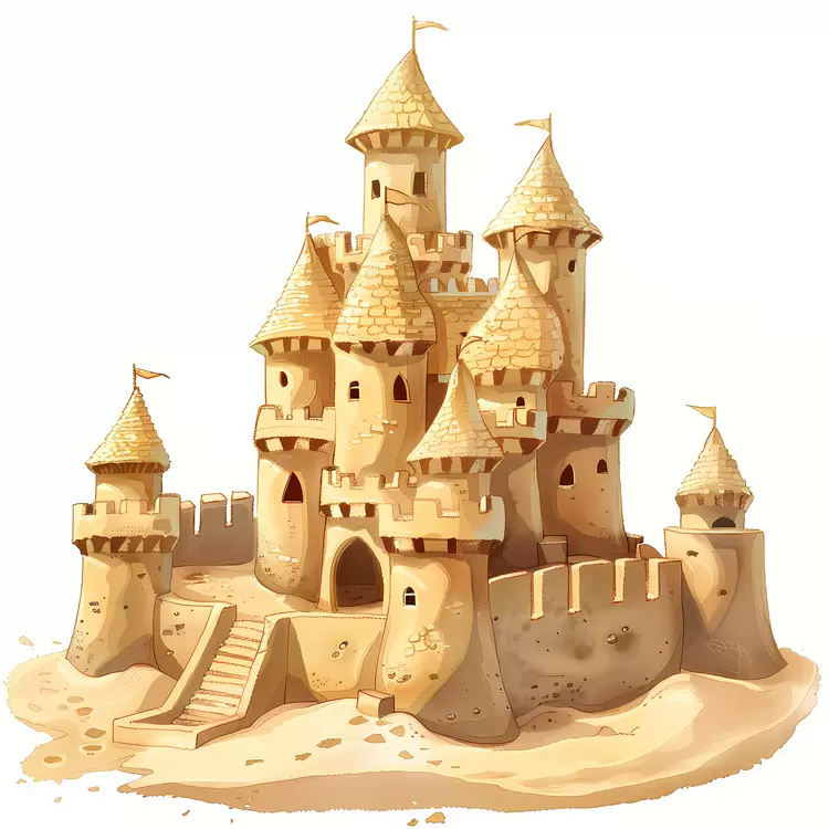 sand castle sandcastle castle in the sand medieval castle fortress