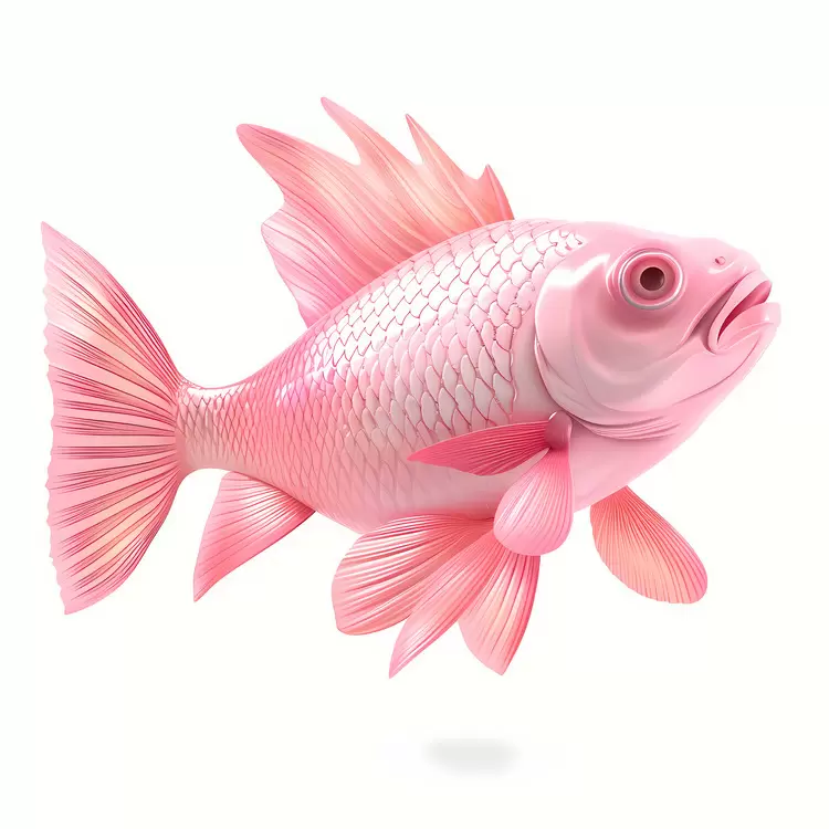 pink Pond Fish Sleek Fish Fierce Fish Angry Fish