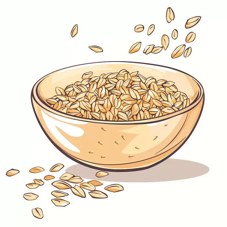 grains barley oats cereal bran