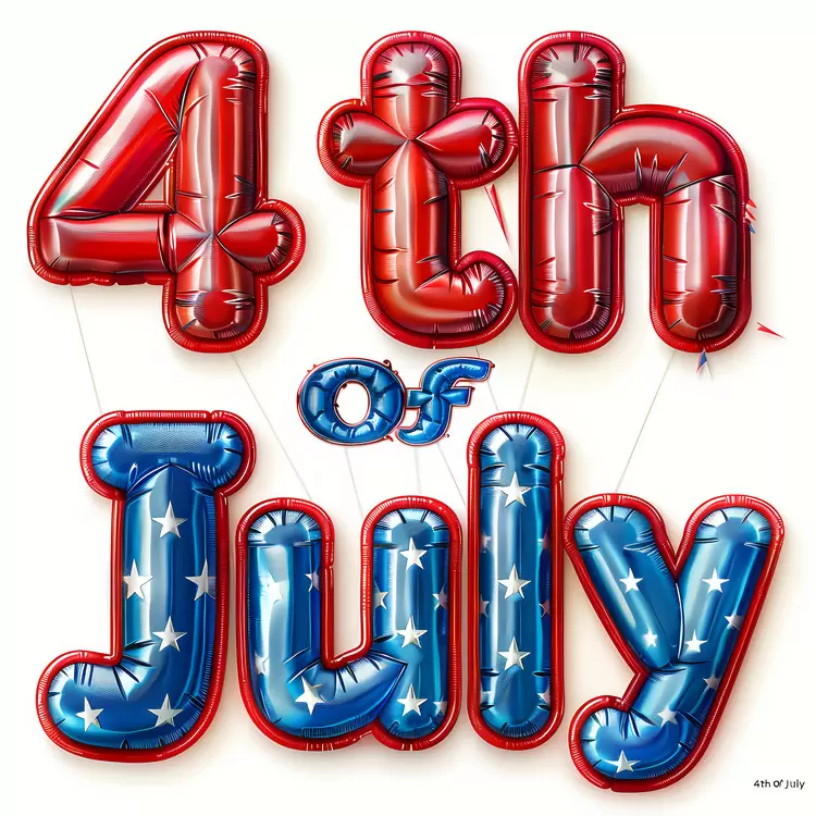 independence day patriotic 4th of july balloons