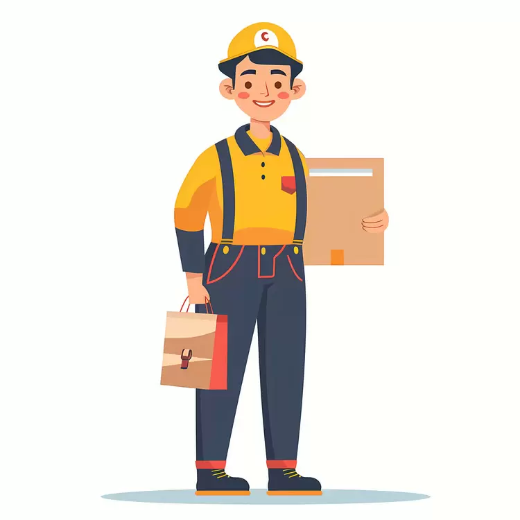 mail carrier safety glasses worker delivery man postage