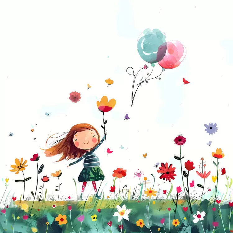 Hands Childrens Day Nature Flowers Greenery