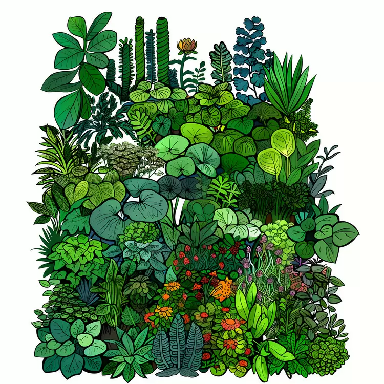 plantlife green for   could include: lush and blooming Vertical Garden