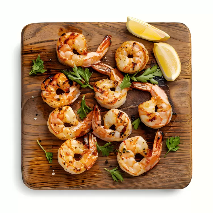 seafood grilled parsley herbs garlic