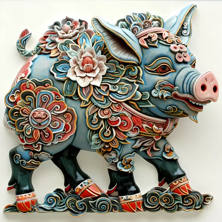 Porcelain Handmade Ceramic Floral Chinese