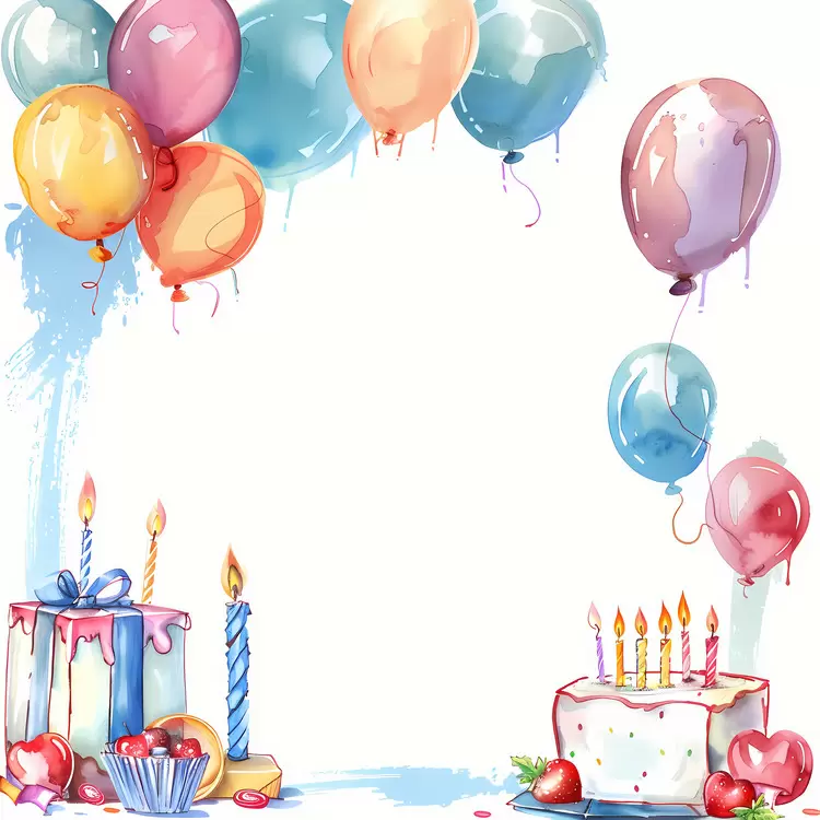 happy birthday bubbles red party balloons