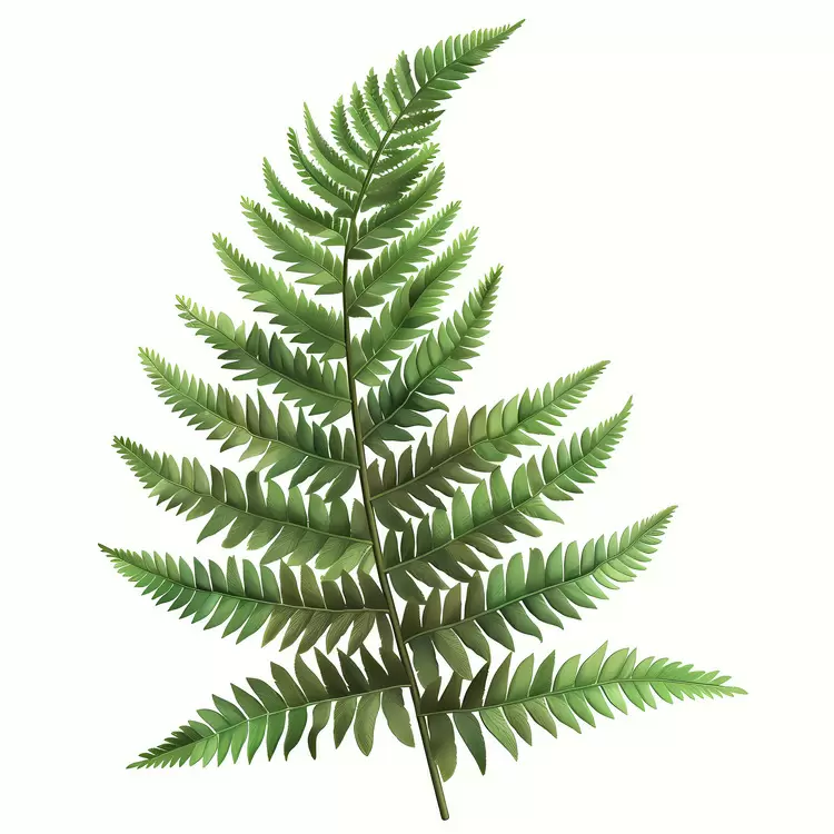 fern White Plain Green Plant