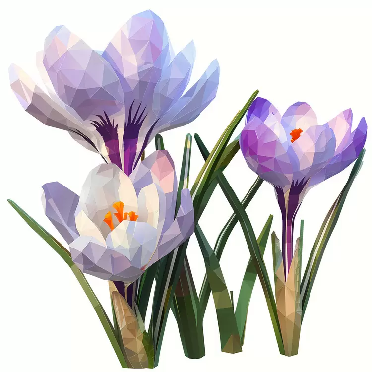 Polygon Three Flowers Fractionated Hexagonal