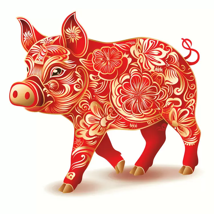 Dog Rooster Ox Year of the Pig Tiger