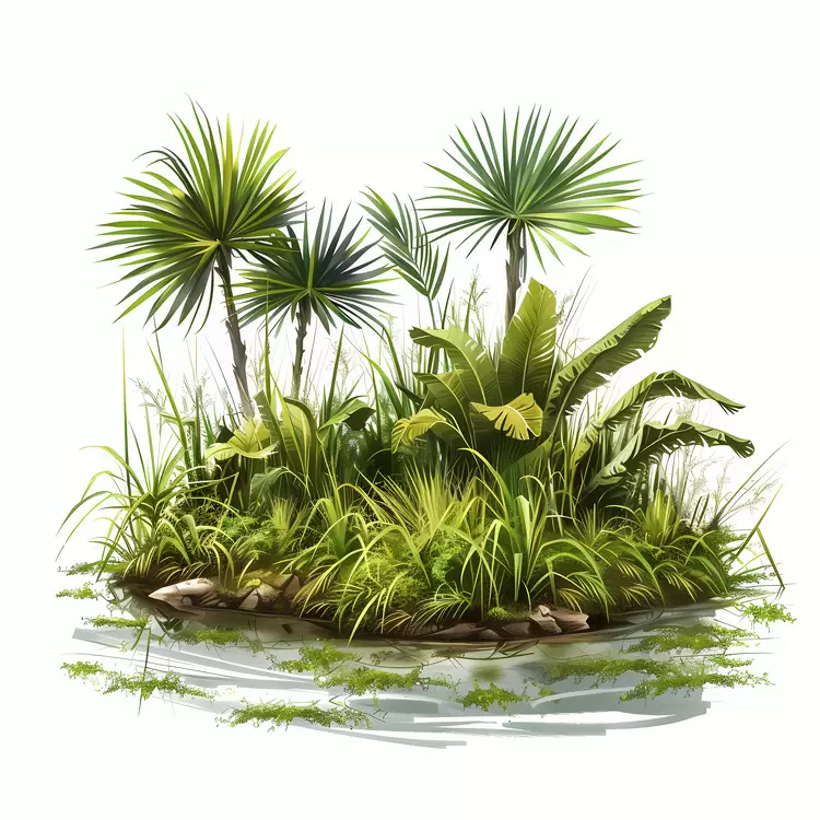 tropical jungle island vegetation tropical swamp tropical plants