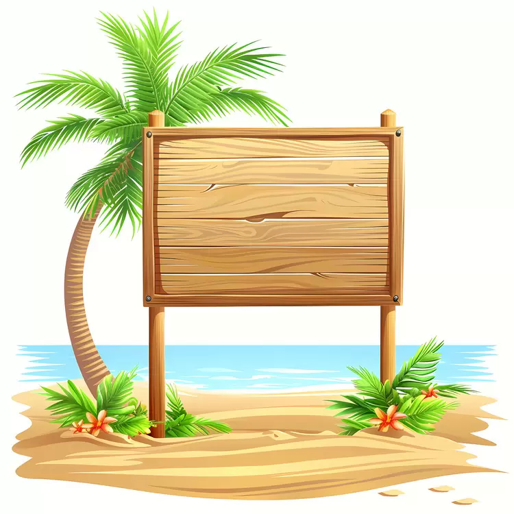 sign beach sand seashell ocean