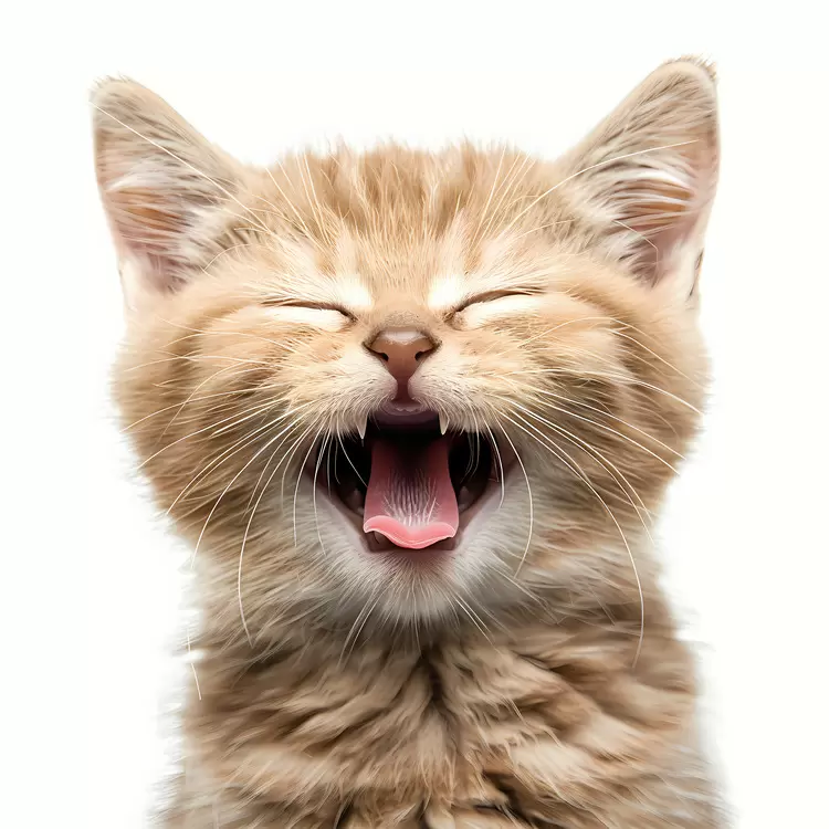 Cute emoji Smiling Feline Pink nose