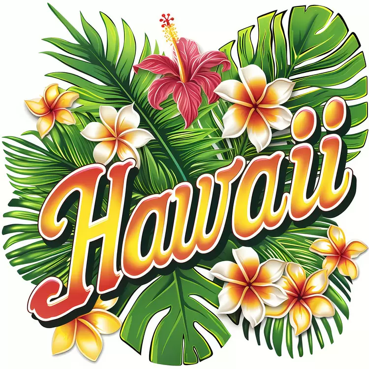 hula lei flowers tropical hawaiian