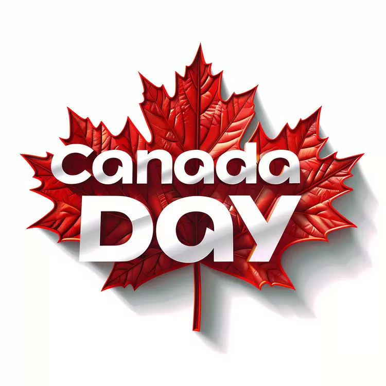 Canadian national symbol Red leaf Canadian icon Canadian maple leaf Leaf design