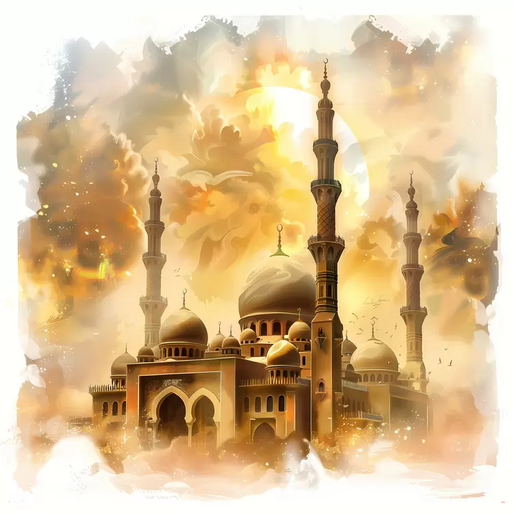 abstract mosque religious mediterranean landscape