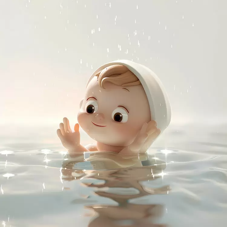 adorable carefree play sweet Baptism