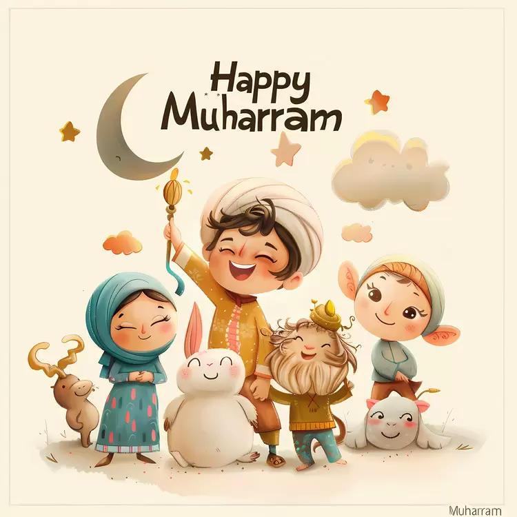 happy muharram ramadan festive celebration islamic