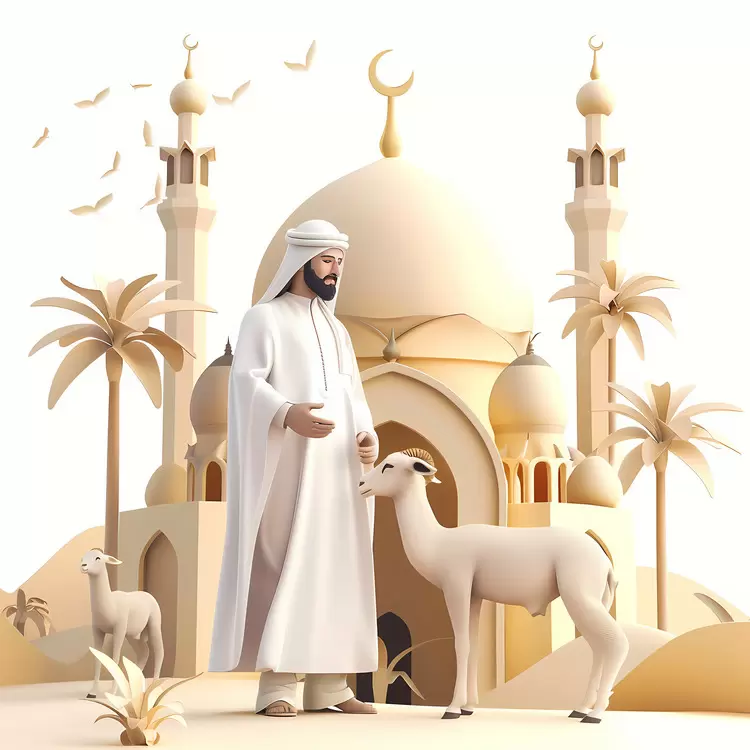 white mohammad arab culture islamic mosque shepherd