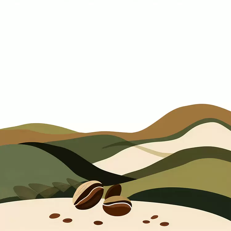 Hills Nature Scene Grasslands Autumn Dusk