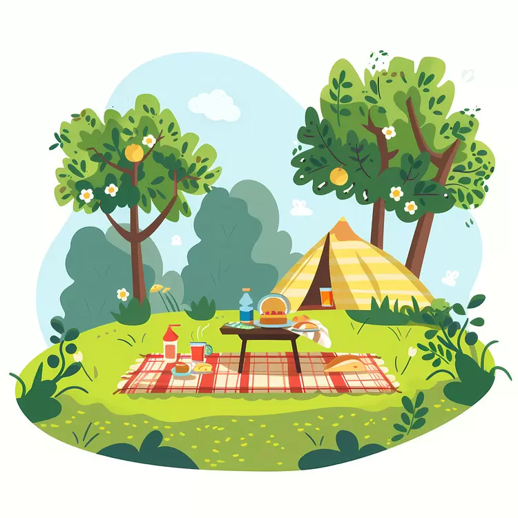 outdoor cooking nature tents picnic