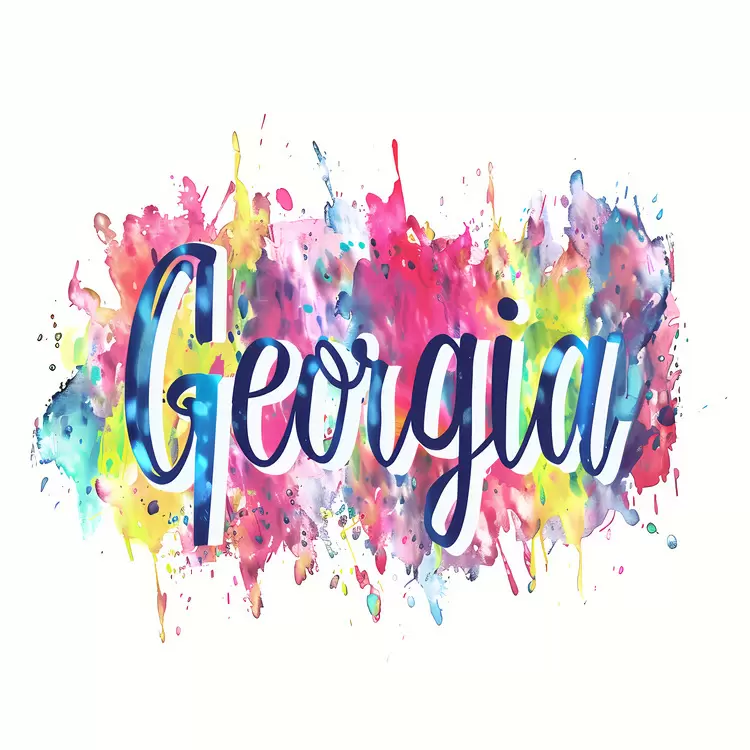 georgia spontaneous splashy paintbrush